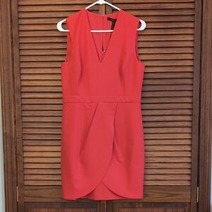 Elegant Red Sleeveless Dress